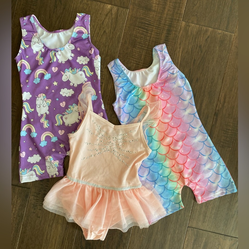 Leotard Dance Bundle size 4t-4/5